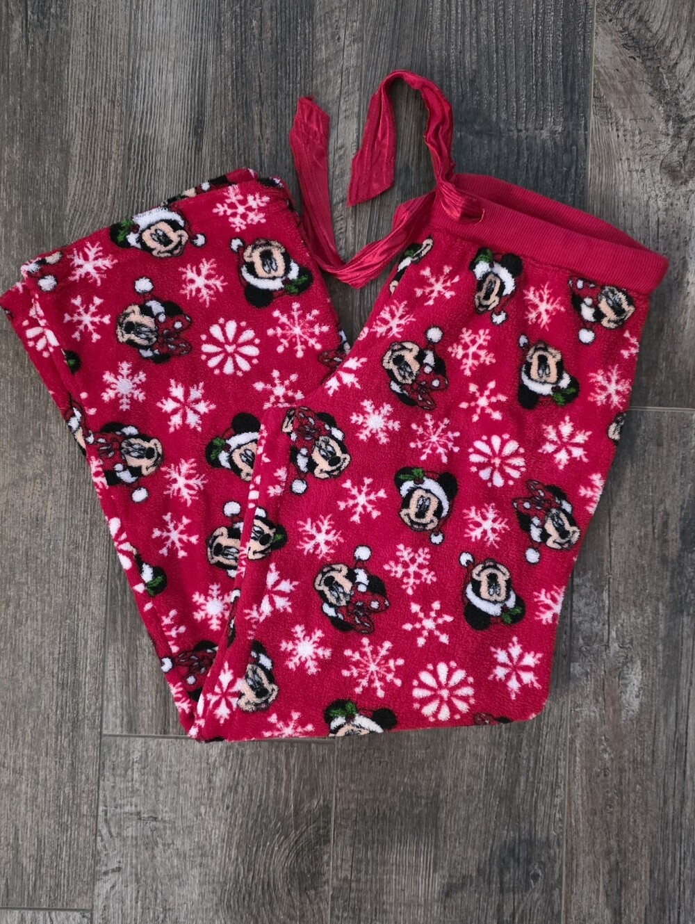 Disney Parks Authentic Mickey Minnie Fleece Pants Unisex